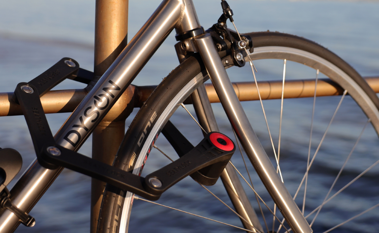 Seatylock Foldylock 90cm Locked in a bike | Electric Bikes Brisbane