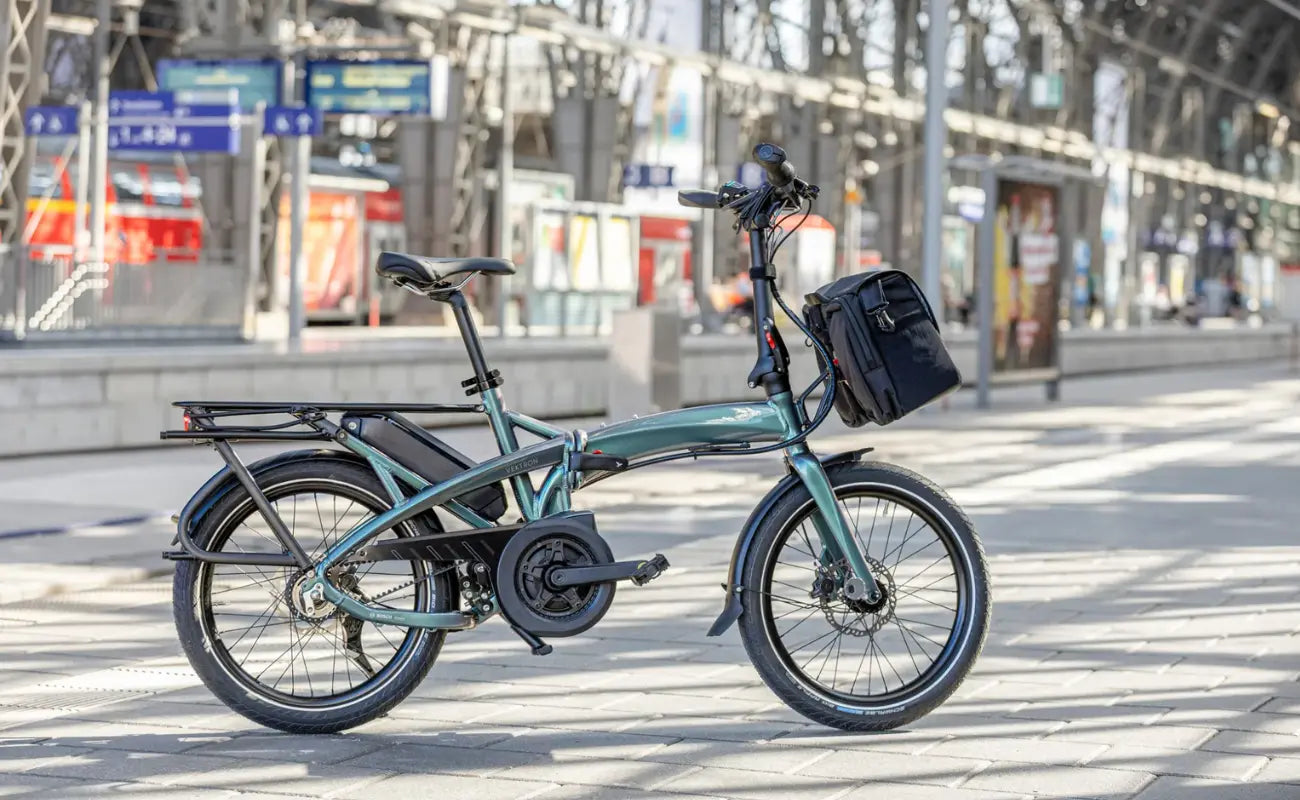 TernVektronP5iE-Bike400Wh in an urban surrounding | Electric Bikes Brisbane