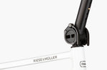 Close-up of a Rese & Muller Tinker2 Vario electric bike adjustable handlebars