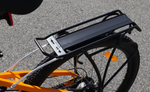 Touring Rear Rack - Top View Installed look on Dyson 26" folding ebike | Electric Bikes Brisbane
