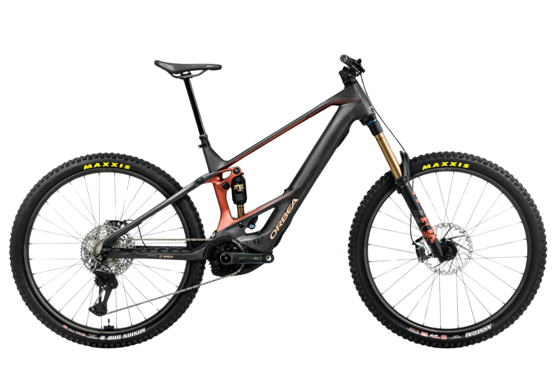 Orbea Wild M-LTD eMTB 2026 Diamond Carbon View/ Mars Red