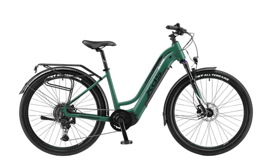 XDS Advance 600 Step-Thru E-Bike in Gloss Green | Electric Bikes Brisbane