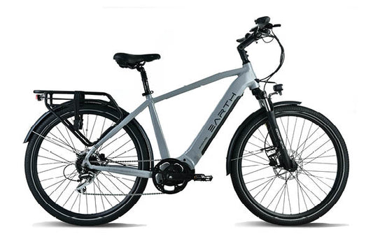 Earth Prime S Urban E-Bike, Grey | Electric Bikes Brisbane