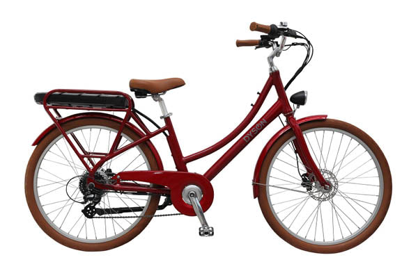Dyson Tilba Vintage Electric Bike - Cherry Red | Electric Bikes Brisbane