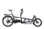 Riese & Muller Load4 60 Touring Cargo EBike, Coal with rear rack | Electric Bikes Brisbane