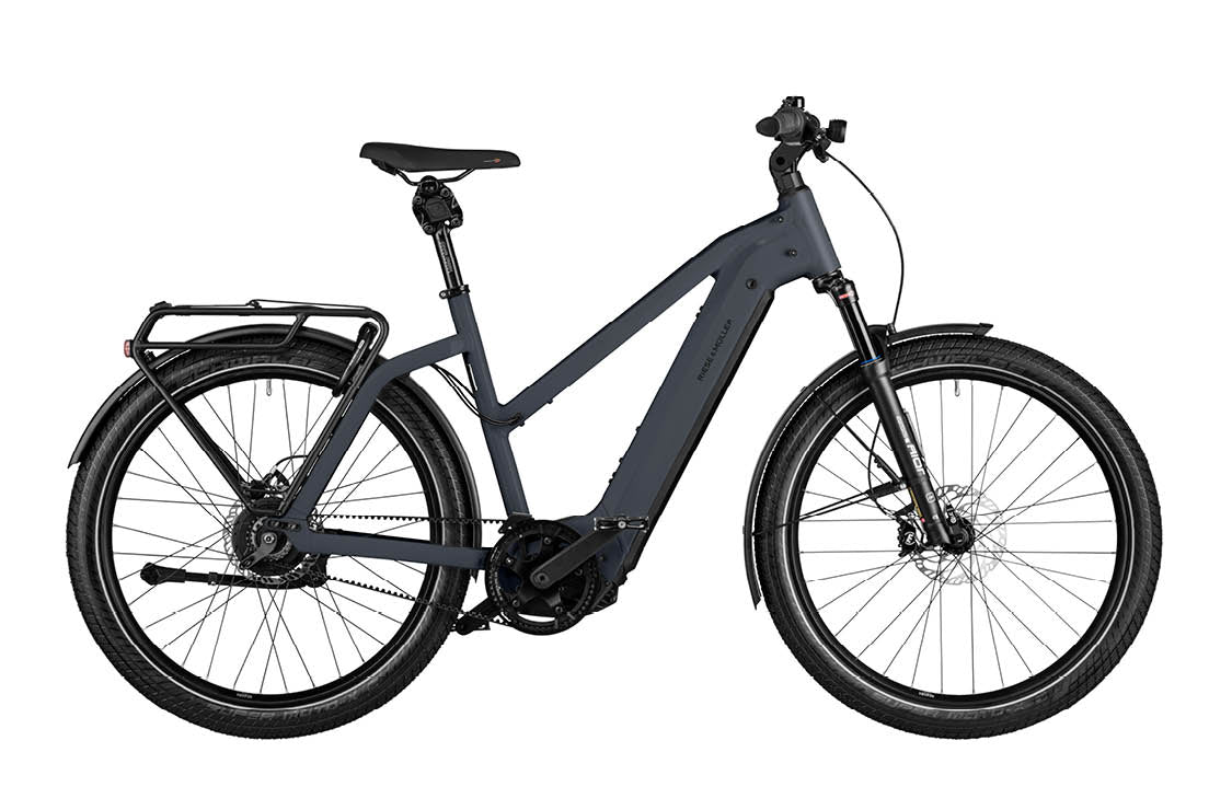 Riese & Muller Charger4 Mixte GT Vario Electric Bike,Storm Blue EBike | Electric Bikes Brisbane