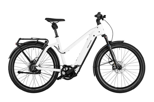 Riese & Muller Charger4 Mixte GT Vario Electric Bike, White EBike | Electric Bikes Brisbane